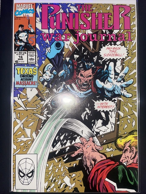 The Punisher: War Journal Issue # 16 Vol 1 Marvel Comics 1990
