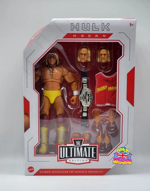 WWF WWE Mattel Ultimate Edition Wrestling Figure Wave 13 Hulk Hogan *MINOR WEAR