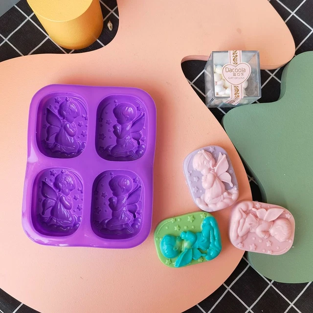 gâteau Moule de savon silicone Fournitures de savons Moule de bonbon de pudding