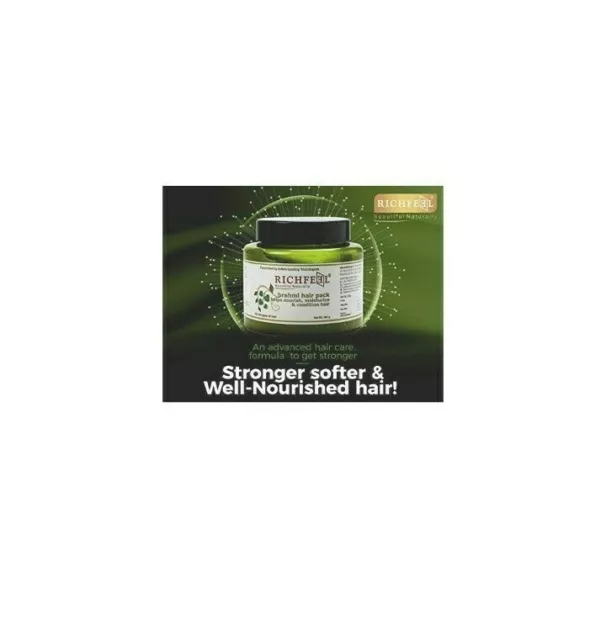 Richfeel Hair Pack Brahmi, 500g pour unisexe 3