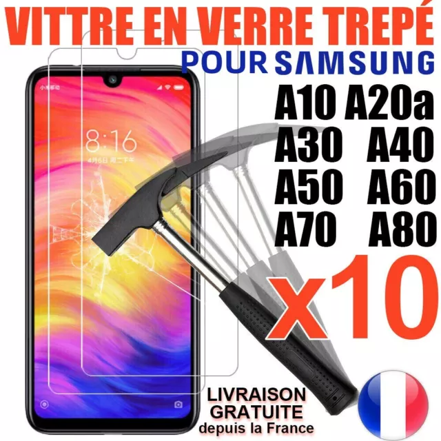 VERRE TREMPÉ pour Samsung A12 A13 A22 A32 A02s A03s A21s PROTECTION VITRE FILM