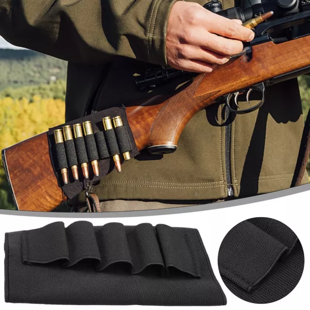 Porte-coque de fusil de chasse style Tacti avec boucles élastiques pour des rec