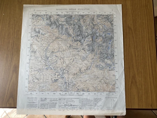 Carte Géographique Institut Géographique Militaire Villars 1935