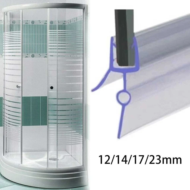 Deflector de agua para puerta de ducha hecho de goma duradera sin ruido de fricción