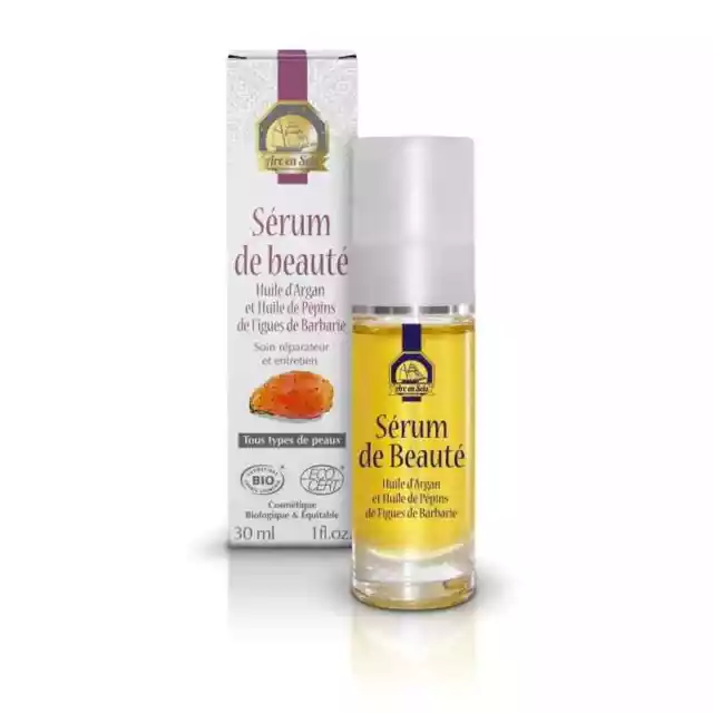 Sérum Anti Âge et Sérum Visage huile argan pepin figue barbarie 30ml