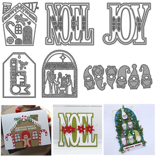 DIY Christmas Metal Cutting Dies Cut Stencils Album Card DIY Scrapbooking Crafts