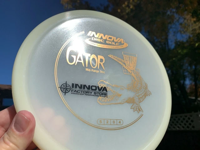 GATOR PUDDLE TOP Flat (Rare 4) Penned 175 Glow Disc Golf Innova