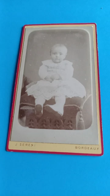 Photo Ancienne Enfants - Photographe Charles Chambon Bordeaux - 1900-1939