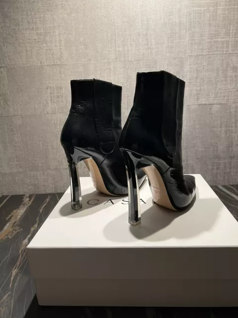 CASADEI 37 Pumps Top Zustand Lack Schwarz