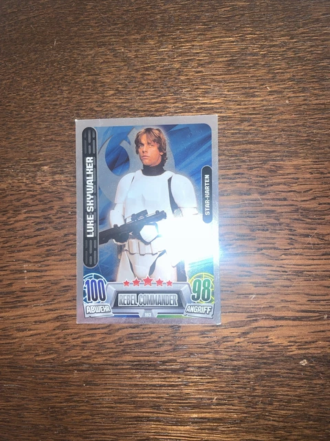 Star Wars Force Attax Luke Skywalker FORCE ATTAX 193 - Luke Skywalker - Rebel-Commander (2013) Star Wars