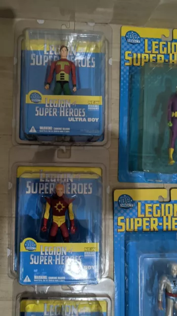 DC Direct Legion Of Super Heroes Wave Complete Vintage Brainiac Mon-el Boy... 3