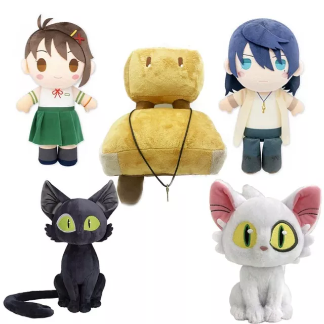 Suzume No Tojimari Plüschtiere süße Anime-Katze Gefüllt Puppen Plüsch Spielzeug