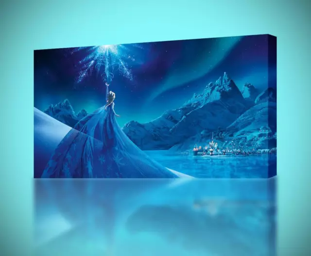 Frozen Elsa CANVAS PRINT Home Wall Decor Giclee Art Poster Disney CA651