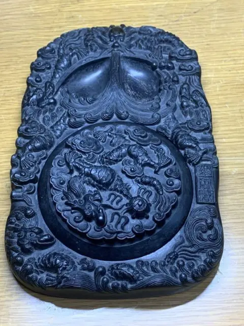 Chinese Ink Stone Calligraphy Vintage Suzuri Grinder Sumi Shodo Shuji Tool