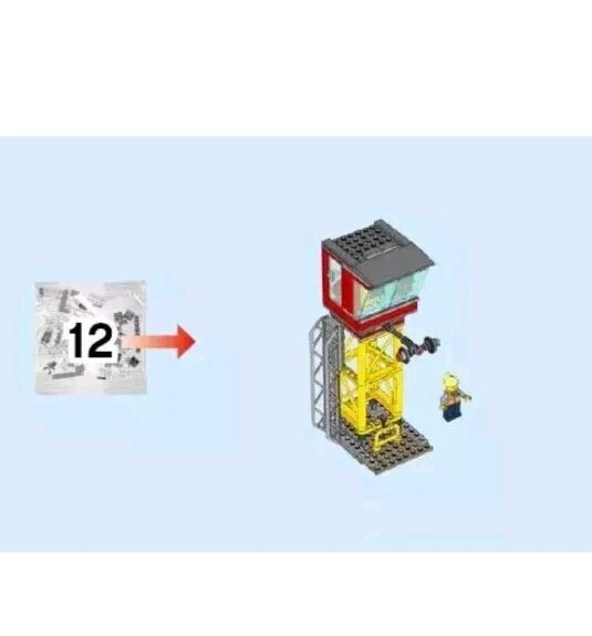 LEGO 60198-6 Cargo Control Center Tower Split From 60198 Cargo Train ...