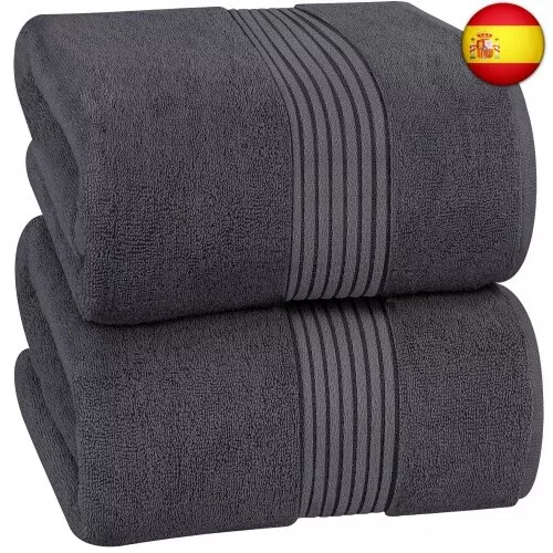 Utopia Towels - 2 Lujosa Sábana de Baño Jumbo - Toalla Extra Grande 100% a