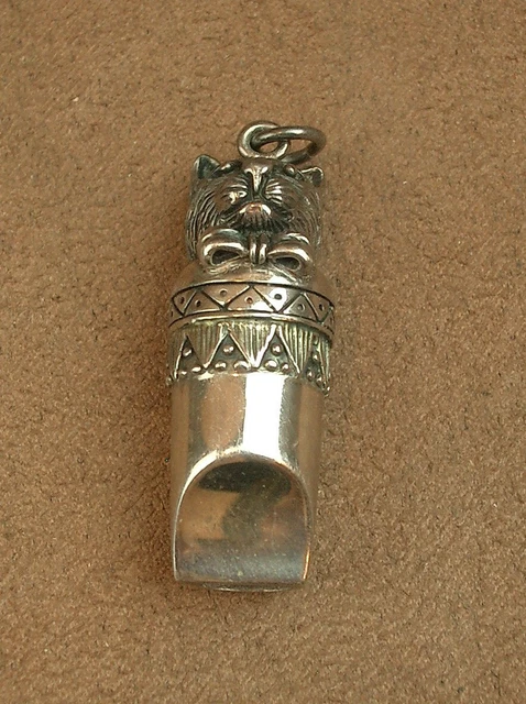 Pendentif Ancien En Argent Massif 925 – Style Art Nouveau Et Inspiration égyptienne, Occasion