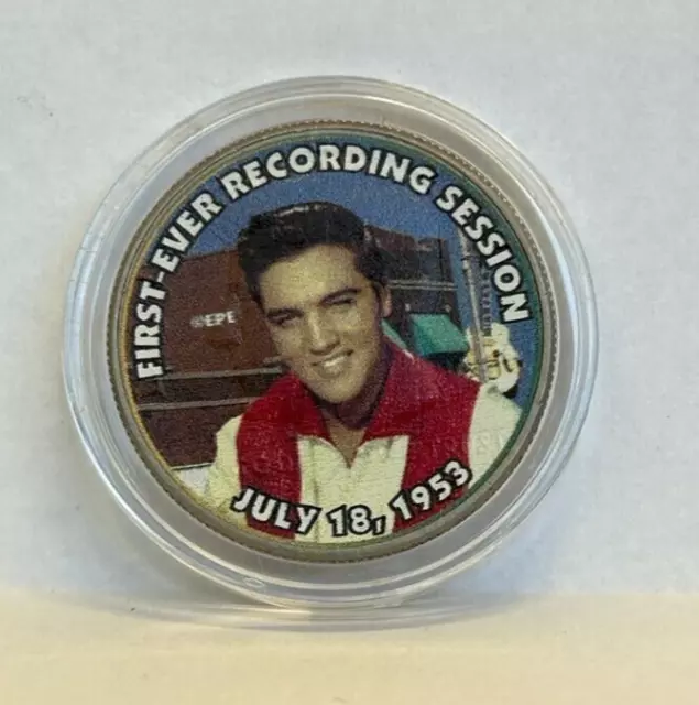 United States - Elvis Presley - First Recording - Half Dollar Colorized Coin