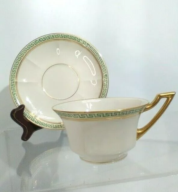 Taza de té y platillo vintage franceses Limoges