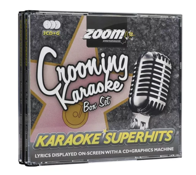 Zoom Karaoke CD+G, Crooning Karaoke Superhits - Triple Karaoke Pack (ZSH010)