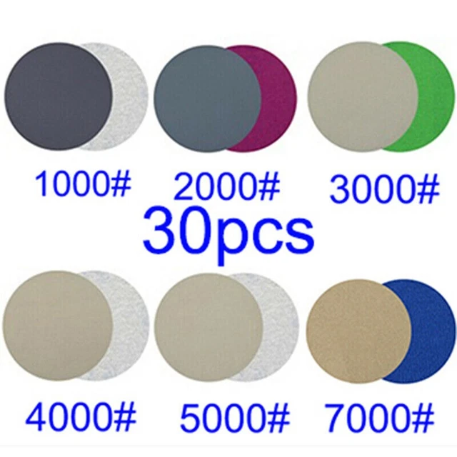25 Dischi Abrasivi Da Levigatura 4 Pollici X 800 Grana - Carte Vetrate A Gancio E Anello Per Levigatrice Orbitale - Ossido Di Alluminio Per Legno, Metallo, Plastica