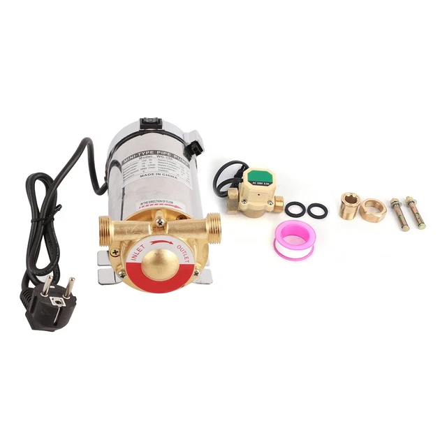 Pompa Booster Auto per Lavatrice Doccia con Interruttore Controllo Acqua 150W 220V