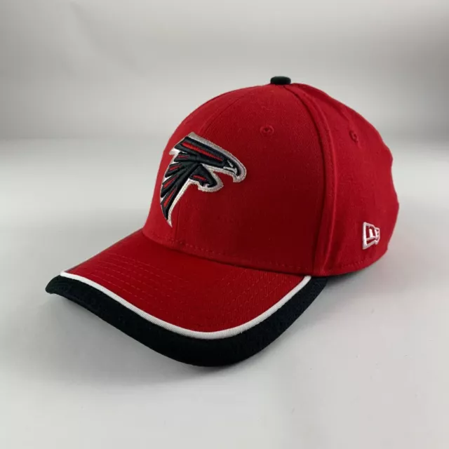 Atlanta Falcons NFL Red New Era 39Thirty Stretch Fitted Hat Mens L/XL New