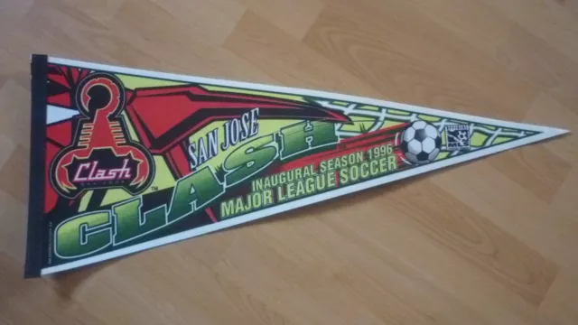 MLS Soccer San Jose Clash Wimpel Pennant Fußball USA Gruezo Augsburg Klinsmann