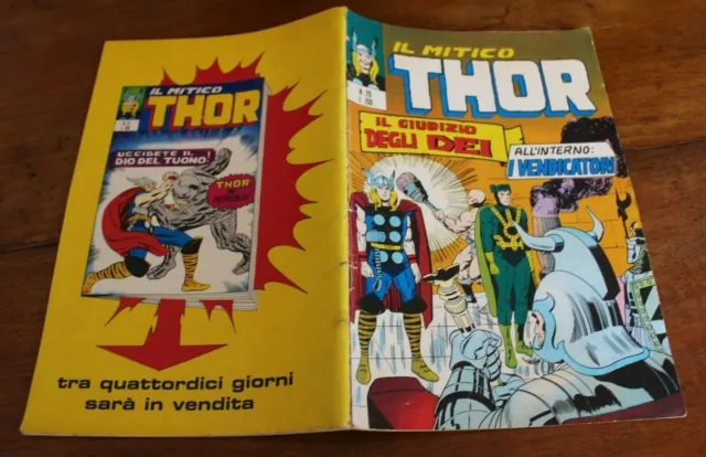 Ed. Corno Il Mitico Thor N°20  Anno 1972 Non  Resa Accettabile