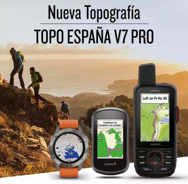 [ORIGINAL] Mapa Garmin TOPO España v7 PRO Spain 2023 + Guía de Instalación