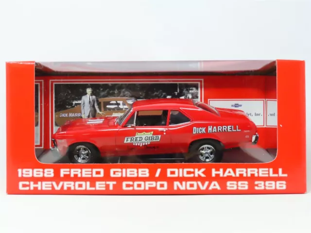 1:18 GMP #8026 Diecast 1968 Fred Gibb/Dick Harrell 1968 Chevy Copo Nova SS 396