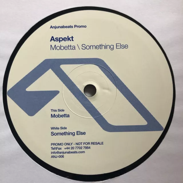 Aspekt – Mobetta / Something Else 12" NEW ANJUNABEATS ANJ TRANCE - TIESTO ARMIN