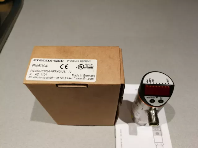 IFM PN5004 Sensore Di Pressione/ Pressure sensor G 1/4  (-1 / 10 Bar)