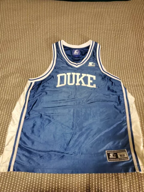 Vintage Duke University Blue Devils Basketball Jersey by Starter L