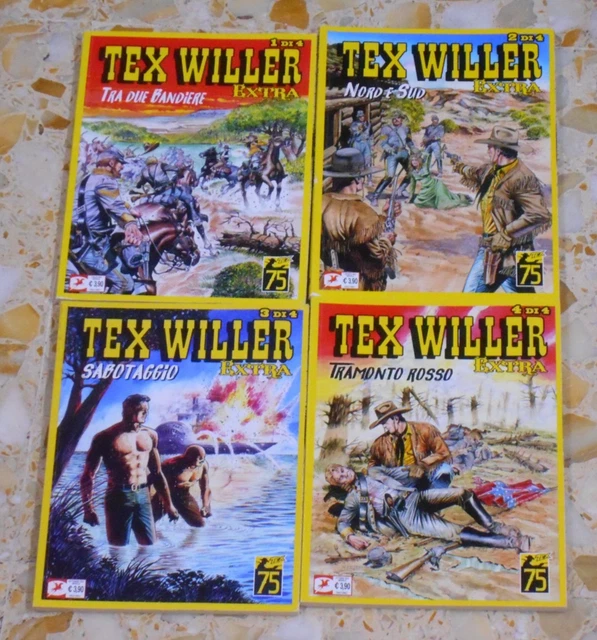 TEX WILLER EXTRA 8 9 10 11 Storia Completa Bonelli Editore Ottimi
