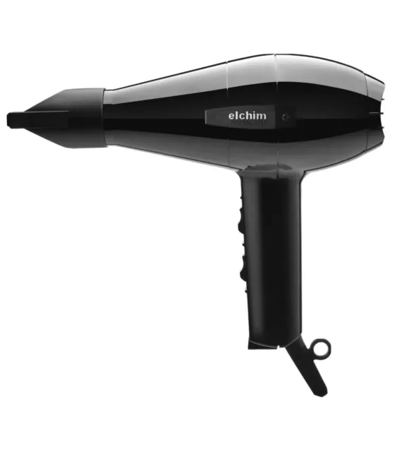 Elchim 2001 Professional Salon Italian Hair Dryer BLACK - High Pressure 1875