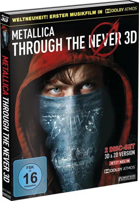 Metallica Through The Never - Dolby Atmos 3D   Blu-Ray New!