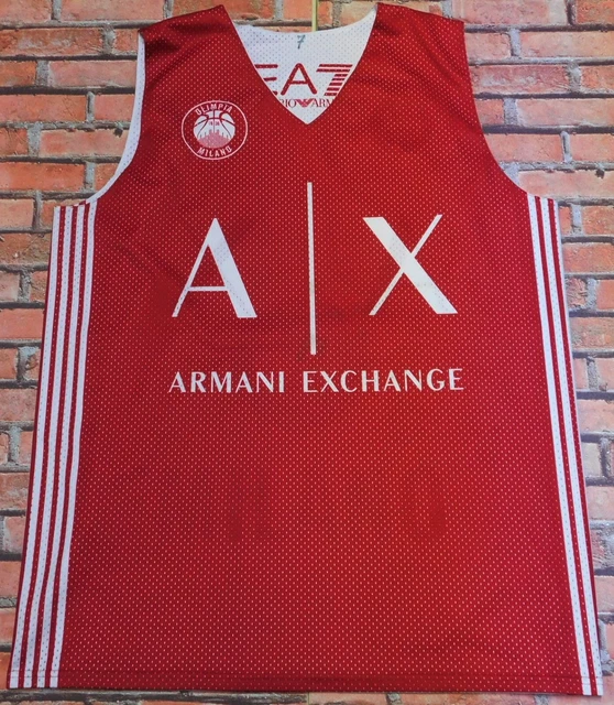 ARMANI JEANS MILANO DOUBLE FACE BASKET MAGLIA SHIRT MAILLOT CANOTTA tg. XXL EUR 38 00 PicClick IT