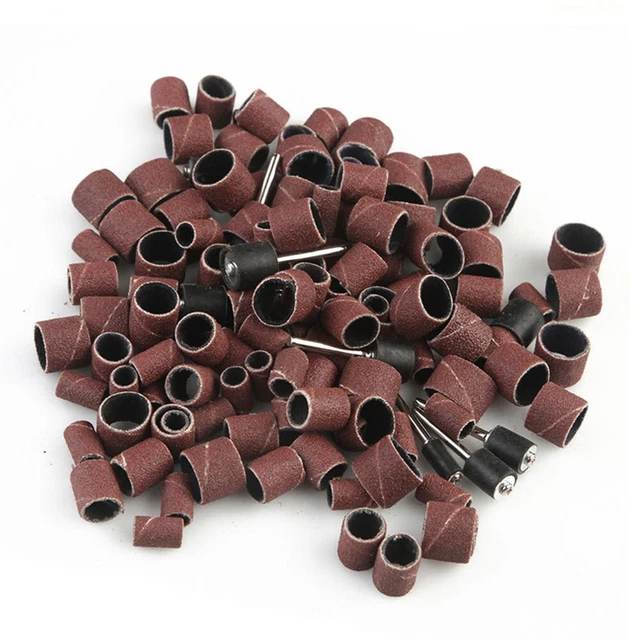 Asta prolunga tamburo levigatura 1/2\'\' 3/8\'' 1/4\'\' 102 pz trapano pulizia unghie