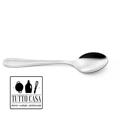 Dessert Cioccolata Calda. Ideale per caffè Manico Lungo Colori Assortiti Cucchiaio per Cappuccino EXZACT WF22 Set di 6 cucchiaini per Coppa Gelato Levigatura a Specchio 