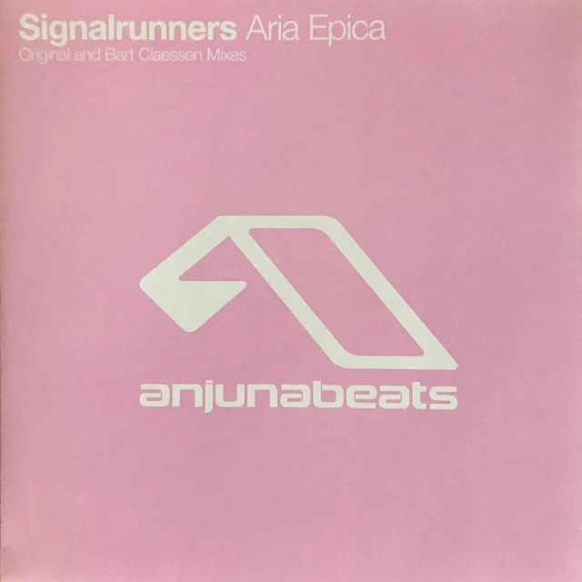 洋楽 Signalrunners - Aria Epica 12\" ANJUNA Signalrunners – Aria Epica 12