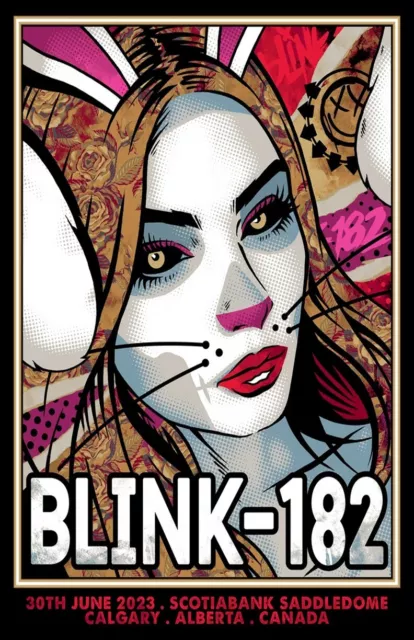 BLINK 182 (11"x17") Glossy/ SATIN Band Concert Poster COLLECTION 2