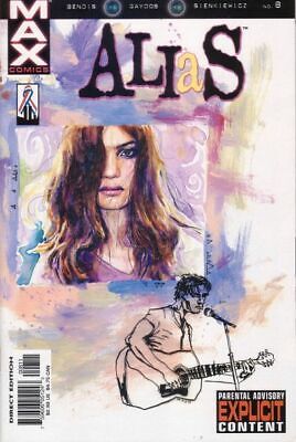 ALIAS #8 F/VF, Jessica Jones, Brian Bendis, Marvel Comics 2002 Stock Image