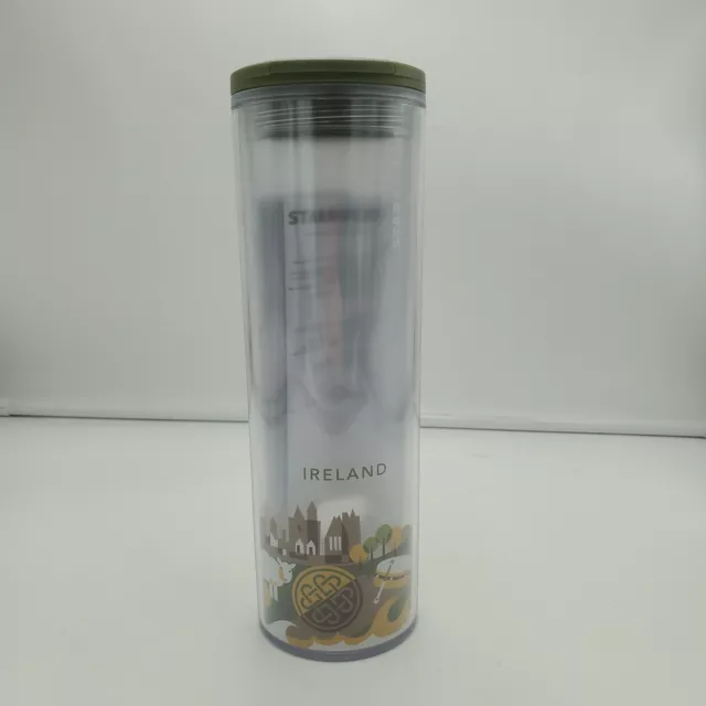 Starbucks Ireland YAH Tumbler Puffin Knot Sheep Thatch Shamrock Mug Plastic New