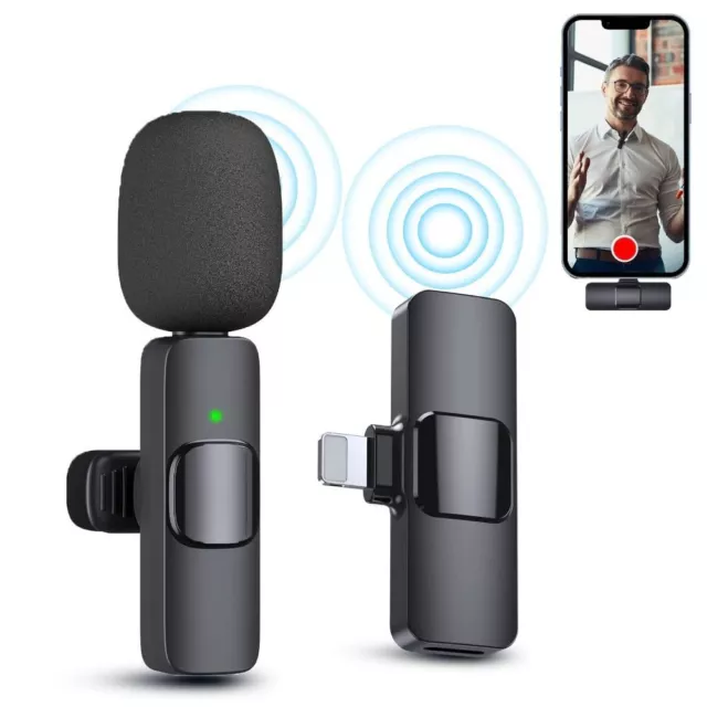 Audio Video Recording Mini Mic Portable Phone Mic for iPhone/Android/Samsung