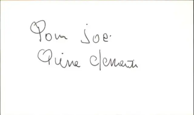 Pierre Clementi d. 1999 French Actor Signed 3" x 5" Index Card