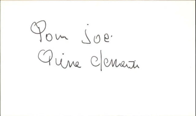 Pierre Clementi d. 1999 French Actor Signed 3" x 5" Index Card