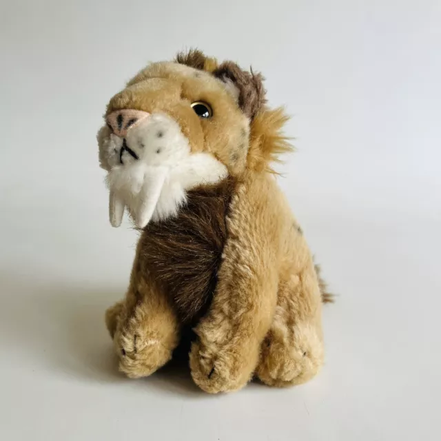 Wild Republic Soft Toy Cuddly Plush Smilodon Sabre Tooth Tiger Stuffed Animal