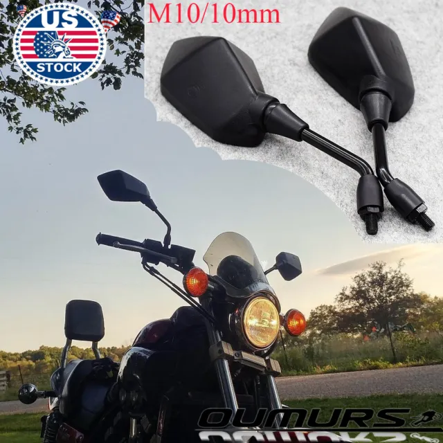 Motorbike Rearview Mirror for Honda Shadow Spirit 750 1100 VLX600 VT600C VTX1100