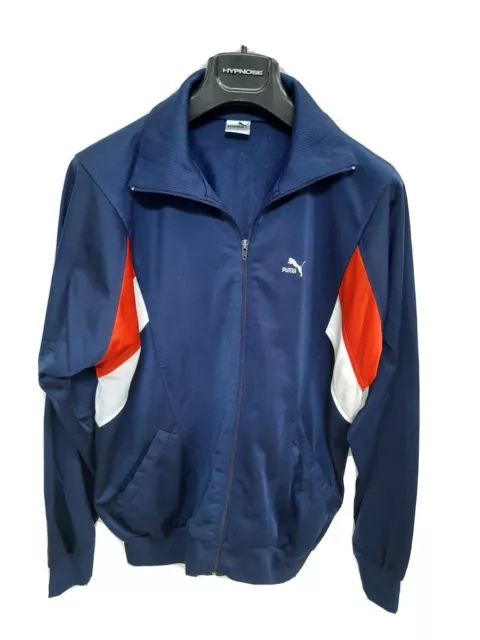 Puma giacca tuta felpa vintage 80s 90s giubbotto jacket maglietta XXL retro tg 9